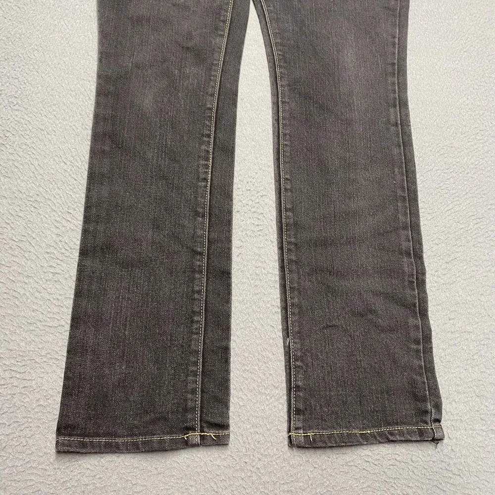 VTG Old Navy Skinny Jeans Womens‎ 14 Plus Black Mid Rise Stretch Denim Pants y2k